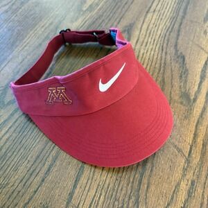 Minnesota Golden Gophers Nike Golf Visor Maroon Adjustable‎ Hat University MN